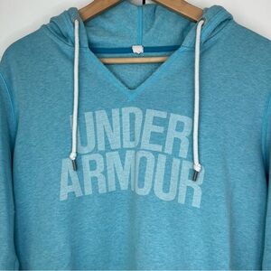 Under Armour Light Blue V-Neck Pullover Hoodie with Front Pocket Women's  Size M